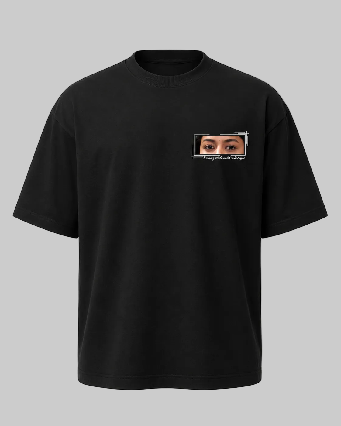 Only You Personalized Eyes T-Shirt | Custom Couple Gift