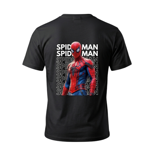 Spider-Man Couple T-Shirt | Matching Marvel Couple Tee | Front & Back Print | Premium Cotton | Dakestore