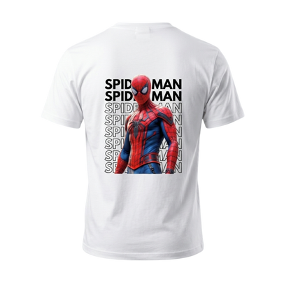 Spider-Man Couple T-Shirt | Matching Marvel Couple Tee | Front & Back Print | Premium Cotton | Dakestore