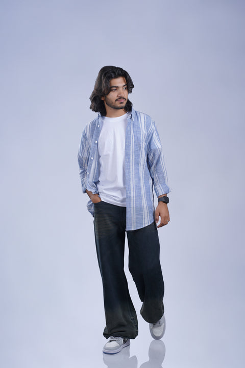 REGULAR FIT SHIRT - SLATE BLUE
