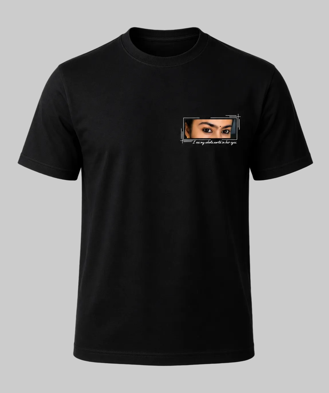 Only You Personalized Eyes T-Shirt | Romantic Couple Gift