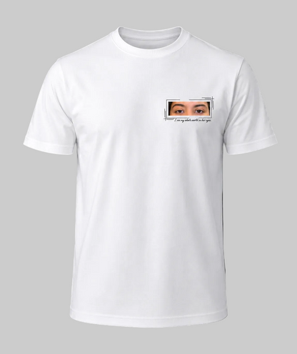 Only You Personalized Eyes T-Shirt | Pacific Ocean Quote