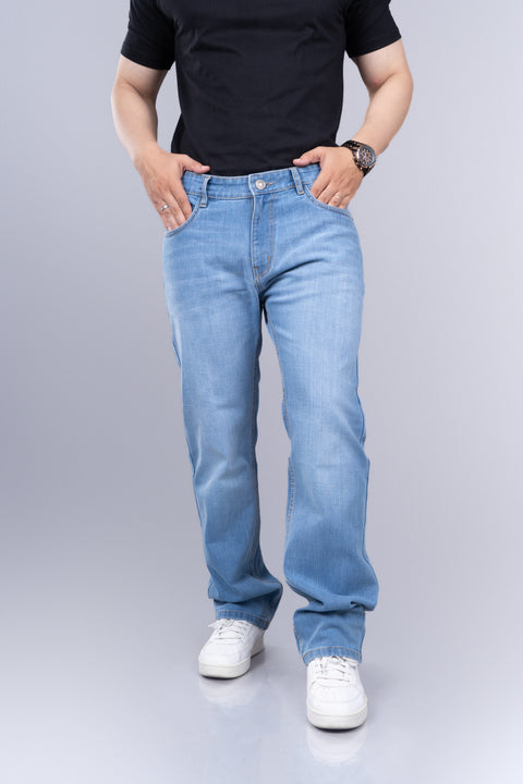 DAKE Men's Classic Blue Slim Fit Denim