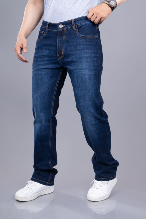 DAKE Men’s Deep Indigo Straight Fit Jeans