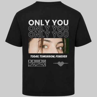 Only You Black Graphic T-Shirt for Men & Women | Aesthetic Tee