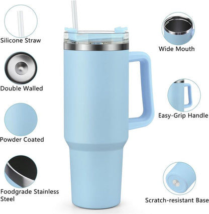 Personalized Coffee Tumbler Large Insulated Travel Mug 1200ml