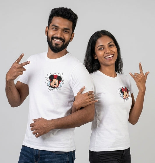 Mickey & Minnie Couple T-Shirt Set