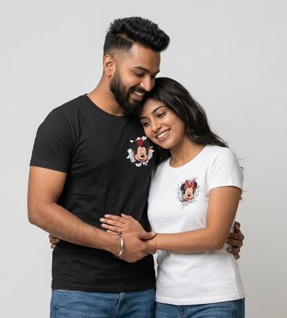 Mickey & Minnie Couple T-Shirt Set