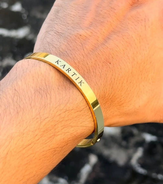 Personalized Name Engraved Bracelet