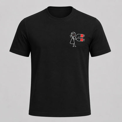 Magnetic Love Graphic T-Shirt – Cute Couple Cotton Tee