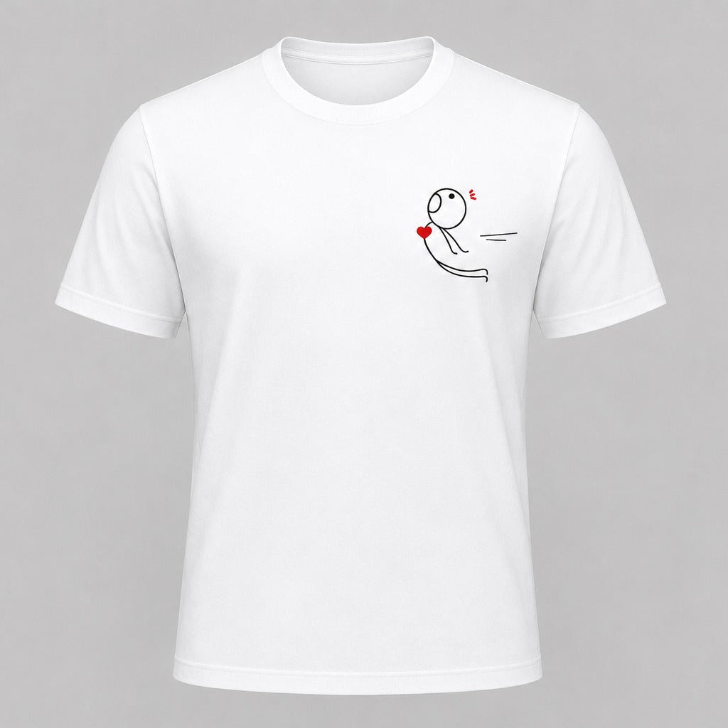 Magnetic Love Graphic T-Shirt – Cute Couple Cotton Tee