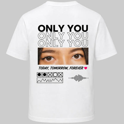 Only You Black Graphic T-Shirt for Men & Women | Aesthetic Tee